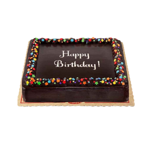 Chocolate Dedication Cake 12x12