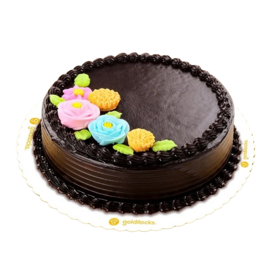 Pastel Blooms Choco 9" Round